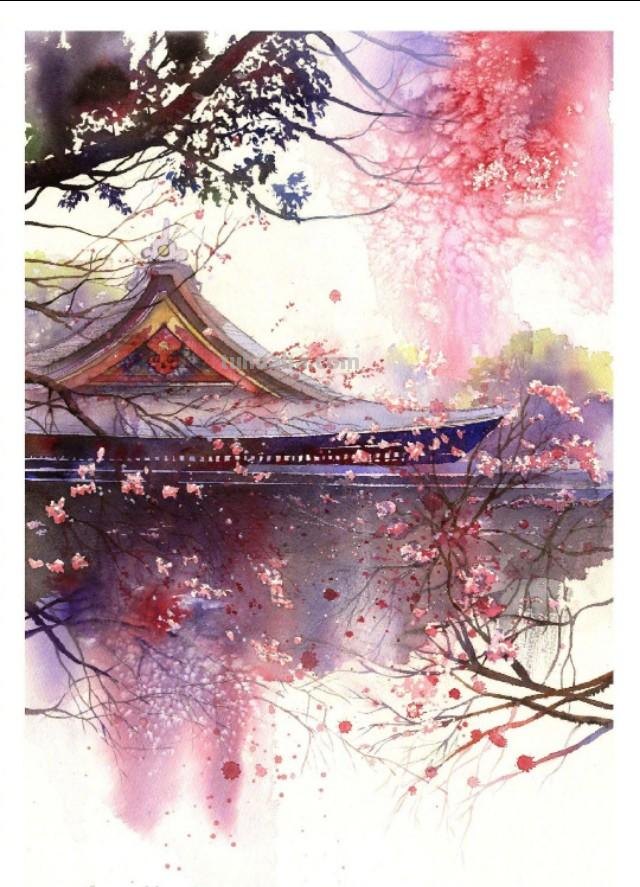 一组水彩绘画作品~　插画师 Kanta Har作品分享