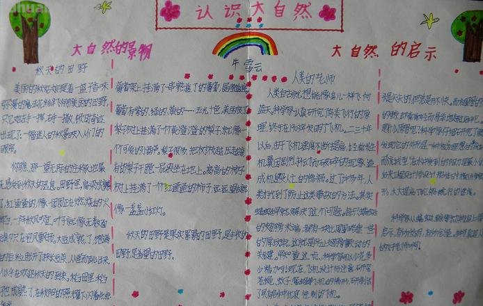 观察大自然（科学知识）手抄报汇总，赶紧收藏