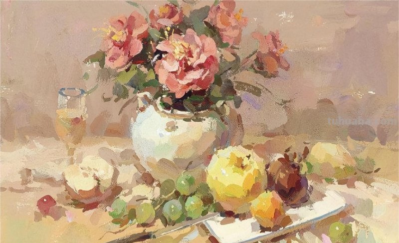 九方艺考 - 色彩静物中三种常见花卉的画法