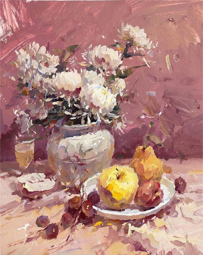 九方艺考 - 色彩静物中三种常见花卉的画法