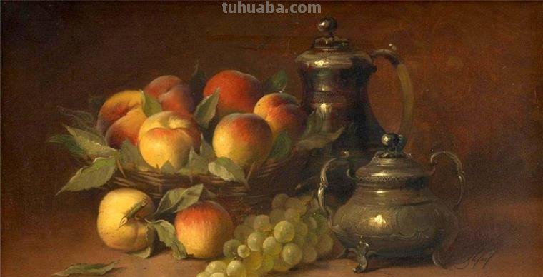 比利时画家Julien Stappers（1875-1960）花卉静物画