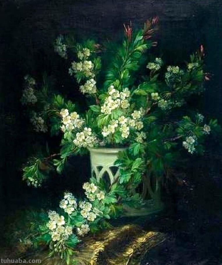 比利时画家Julien Stappers（1875-1960）花卉静物画