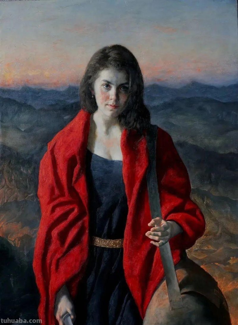 俄罗斯画家阿勒森笔下的少女出浴油画人体油画作品欣赏