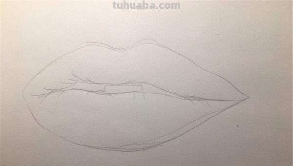 么口简笔画 画一个嘴唇，唇部的画法，唇的简笔画？
