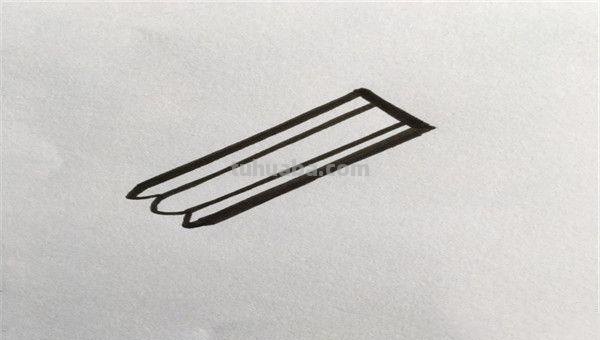 简笔画笔怎么 怎么画毛笔简笔画；毛笔简单好看的画法？