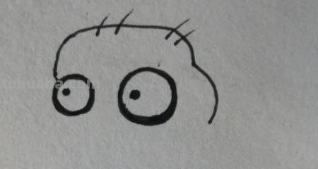 什么鬼简笔画 怎么画小僵尸简笔画？