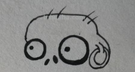 什么鬼简笔画 怎么画小僵尸简笔画？