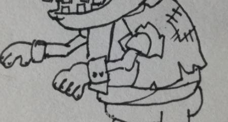 什么鬼简笔画 怎么画小僵尸简笔画？