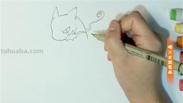 什么龙简笔画 喷火龙简笔画？