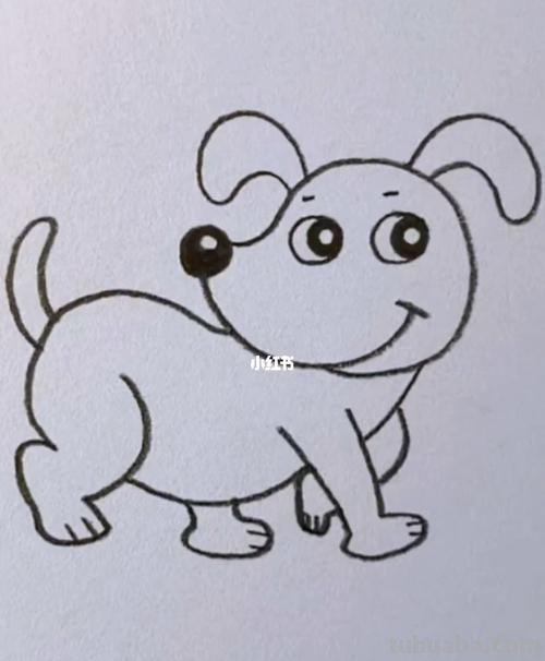 怎么简笔画小 怎么画简笔画可爱的小狗？