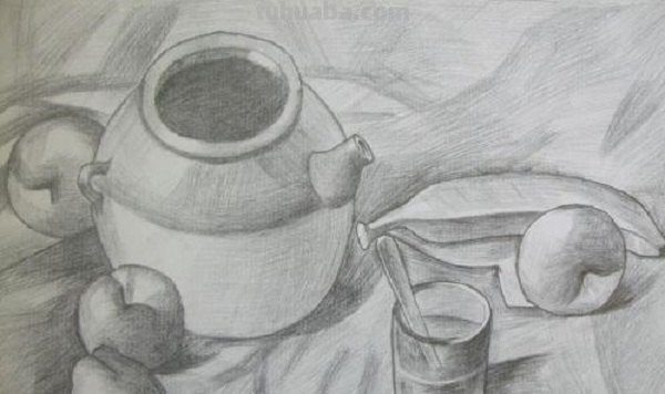 简单漂亮适合初学者的素描图片
