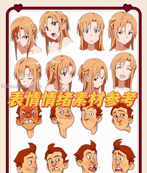 人物表情画法 动漫人物表情画法