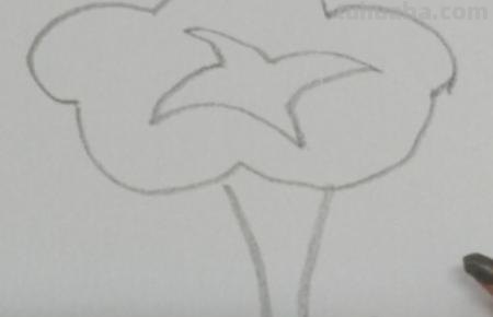 怎么画彩铅牵牛花 花的彩铅画？