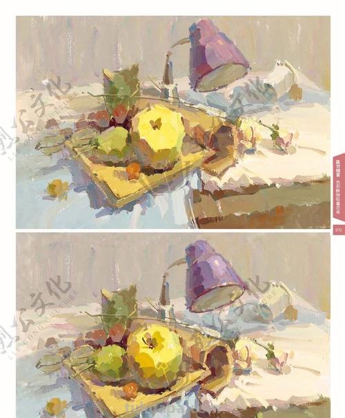 色彩静物画法步骤 色彩静物画法步骤图