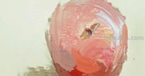 色彩静物苹果的画法步骤