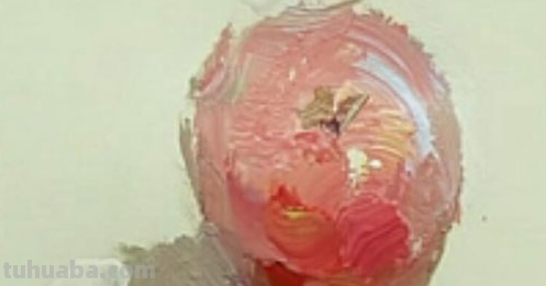 色彩静物苹果的画法步骤