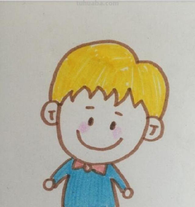 怎么快简笔画 小男孩简笔画怎么画，怎么快速画男孩简笔画？