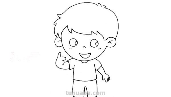 怎么快简笔画 小男孩简笔画怎么画，怎么快速画男孩简笔画？
