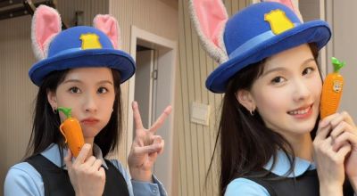 7位女明星cos疯狂动物城兔子警官，赵丽颖好可爱，杨幂御姐大长腿 - 图画吧TUHUABA