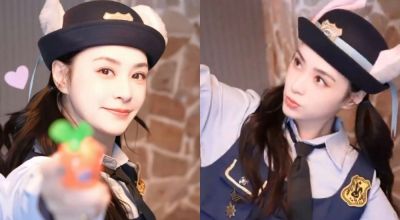 7位女明星cos疯狂动物城兔子警官，赵丽颖好可爱，杨幂御姐大长腿 - 图画吧TUHUABA
