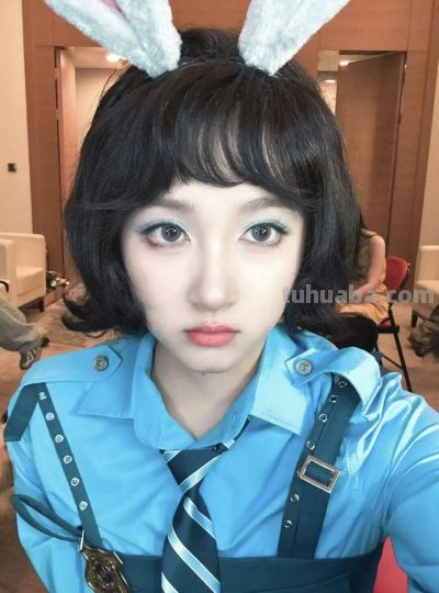 9大女神cos兔子警官，各有各的美不撞型，谁来排个甜度榜？ - 图画吧TUHUABA