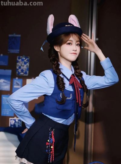 9大女神cos兔子警官，各有各的美不撞型，谁来排个甜度榜？ - 图画吧TUHUABA