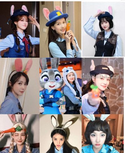 9大女神cos朱迪，赵丽颖、陈都灵、阿娇、关晓彤、李一桐、沈月等 - 图画吧TUHUABA