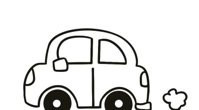 汽车涂色简笔画46图 - 图画吧TUHUABA