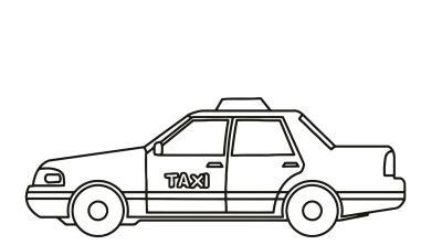 汽车涂色简笔画46图 - 图画吧TUHUABA