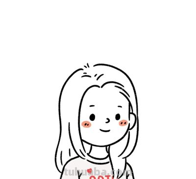 简笔画人物女孩 - 图画吧TUHUABA