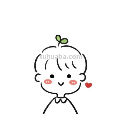 简笔画人物女孩 - 图画吧TUHUABA