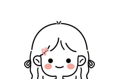 简笔画人物女孩 - 图画吧TUHUABA