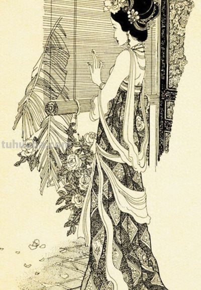 白描人物画 - 今日头条