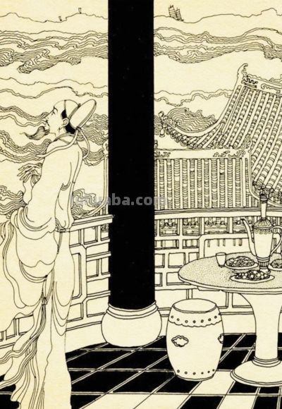 白描人物画 - 图画吧TUHUABA