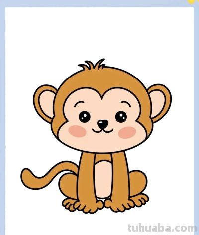 简笔画：可可爱爱的小动物合集 - 图画吧TUHUABA