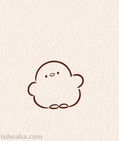 简笔画教程｜可爱萌宠 - 图画吧TUHUABA