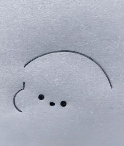 一笔一划，快来画一画可可爱的狗狗简笔画 - 图画吧TUHUABA