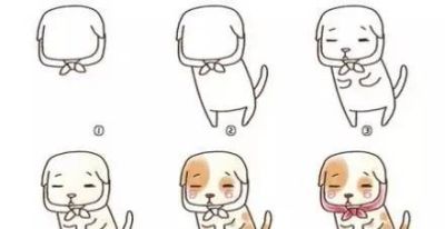 快速get宝宝最爱的汪星人简笔画！ - 图画吧TUHUABA