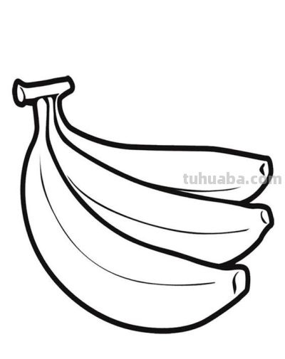 水果简笔画线稿，带着孩子画吧 - 图画吧TUHUABA