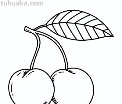 水果简笔画线稿，带着孩子画吧 - 图画吧TUHUABA