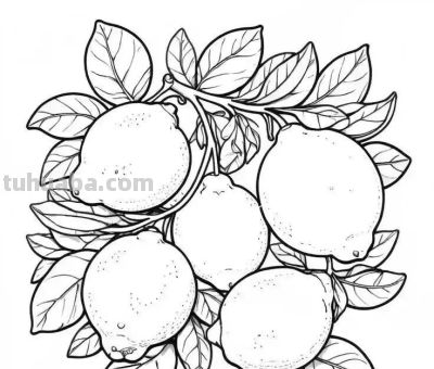水果的简笔绘画线稿 - 图画吧TUHUABA