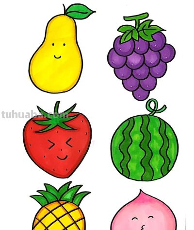 简笔画|幼儿简笔画|简笔画素材|简笔画教学|水果简笔画|可打印 - 今日头条 简笔画|幼儿简笔画|简笔画素材|简笔画教学|水果简笔画|可打印 - 图画吧TUHUABA