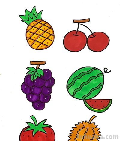 简笔画|幼儿简笔画|简笔画素材|简笔画教学|水果简笔画|可打印 - 今日头条 简笔画|幼儿简笔画|简笔画素材|简笔画教学|水果简笔画|可打印 - 图画吧TUHUABA