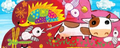 35幅儿童画 夏天的水果梦 - 图画吧TUHUABA