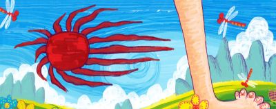 35幅儿童画 夏天的水果梦 - 图画吧TUHUABA