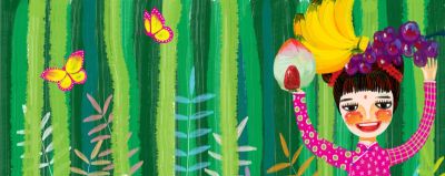 35幅儿童画 夏天的水果梦 - 图画吧TUHUABA