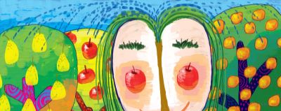 35幅儿童画 夏天的水果梦 - 图画吧TUHUABA