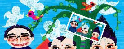 35幅儿童画 夏天的水果梦 - 图画吧TUHUABA