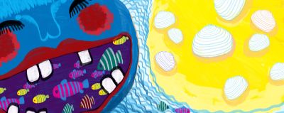 35幅儿童画 夏天的水果梦 - 图画吧TUHUABA