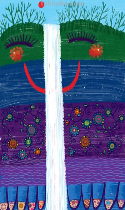 35幅儿童画 夏天的水果梦 - 图画吧TUHUABA